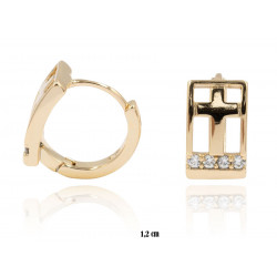 Kolczyki Xuping pozłacane 18k - MF18509