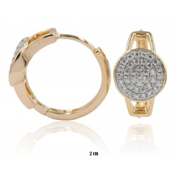 Kolczyki Xuping pozłacane 18k - MF18835