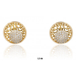 Kolczyki Xuping pozłacane 18k - MF18380