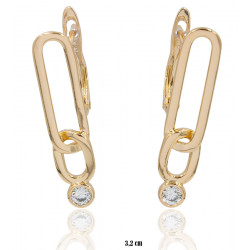 Kolczyki Xuping pozłacane 18k - MF18348