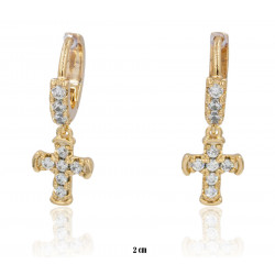 Kolczyki Xuping pozłacane 18k - MF18383