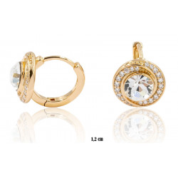 Kolczyki Xuping pozłacane 18k - MF17928-2