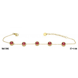 Bransoletka Xuping Stal 316L - MF19306