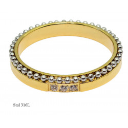 Pierścionek Xuping Stal 316L - MF20371