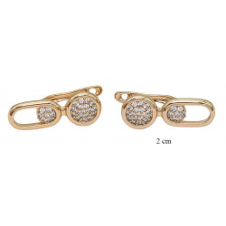 Kolczyki Xuping pozłacane 18k - MF22067