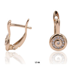 Kolczyki Xuping pozłacane 18k - MF23219