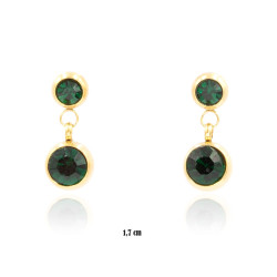 Kolczyki Xuping pozłacane 18k - MF22186