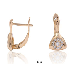Kolczyki Xuping pozłacane 18k - MF24384