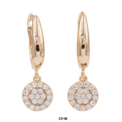 Kolczyki Xuping pozłacane 18k - MF24995