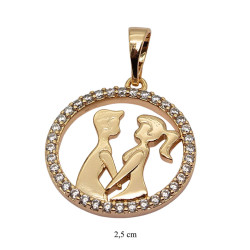 Przywieszka Xuping pozłacana 18k - MF25784