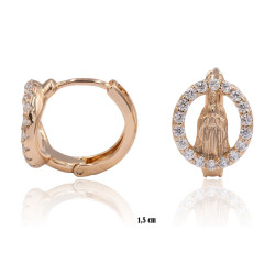 Kolczyki Xuping pozłacane 18k - MF25162