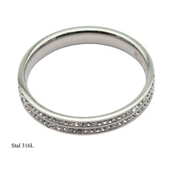 Pierścionek Xuping Stal 316L - MF25916