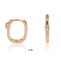 Kolczyki Xuping pozłacane 18k - MF25199