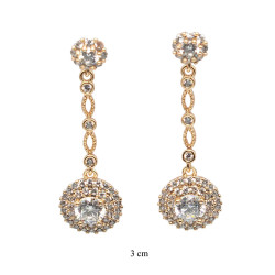 Kolczyki Xuping pozłacane 18k - MF25704