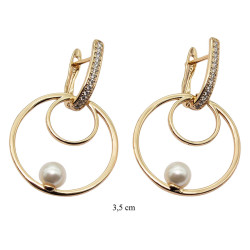 Kolczyki Xuping pozłacane 18k - MF25547