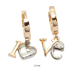 Kolczyki Xuping pozłacane 18k - MF25490