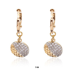 Kolczyki Xuping pozłacane 18k - MF25492