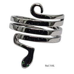 Pierścionek Xuping Stal 316L - MF26201