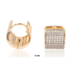 Kolczyki Xuping pozłacane 18k - MF26186