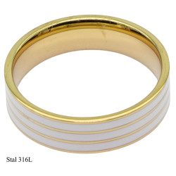 Pierścionek Xuping Stal 316L - MF25606