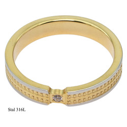 Pierścionek Xuping Stal 316L - MF26754