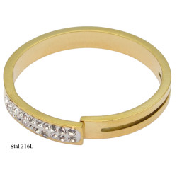 Pierścionek Xuping Stal 316L - MF26757
