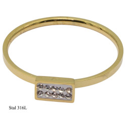 Pierścionek Xuping Stal 316L - MF26762