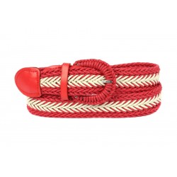 Pasek damski pleciony - SM12460-1