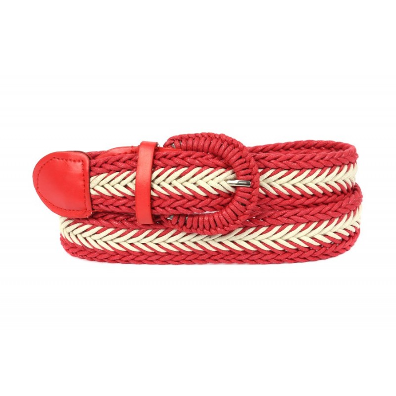 Pasek damski pleciony - SM12460-1