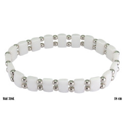 Bransoletka Xuping Stal 316L - PORCELANA - MF27104
