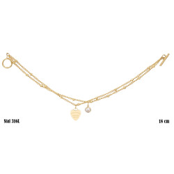 Bransoletka Xuping Stal 316L - MF27491