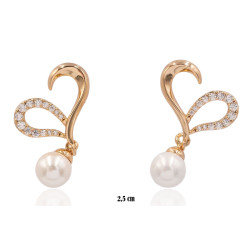 Kolczyki Xuping pozłacane 18k - MF27385