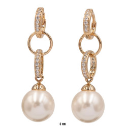 Kolczyki Xuping pozłacane 18k - MF27458