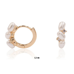 Kolczyki Xuping pozłacane 18k - MF27372