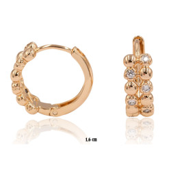 Kolczyki Xuping pozłacane 18k - MF27299