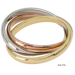 Pierścionek Xuping Stal 316L - MF26953