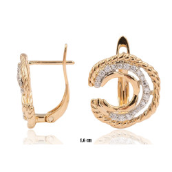 Kolczyki Xuping pozłacane 18k - MF27338