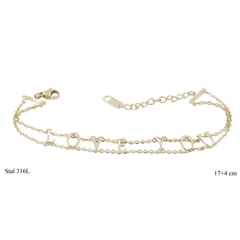 Bransoletka Xuping stal 316L - MF9088
