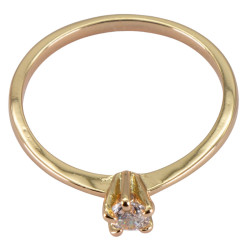 Pierścionek Xuping pozłacany 18k - MF26806