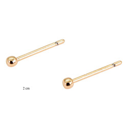 Kolczyki Xuping pozłacane 18k - MF26782