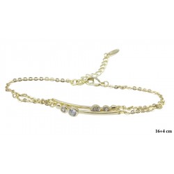 Bransoletka ze stali chirurgicznej Xuping 14k - MF8198