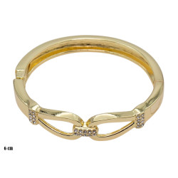 Bransoletka - miedź pozłacana - MF30680-G