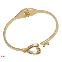 Bransoletka - miedź pozłacana - MF30682-G