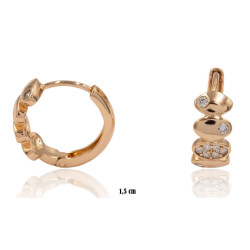 Kolczyki Xuping pozłacane 18k - MF28081
