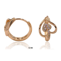 Kolczyki Xuping pozłacane 18k - MF28175