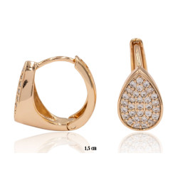 Kolczyki Xuping pozłacane 18k - MF28306