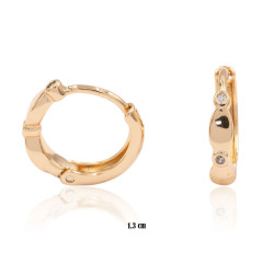 Kolczyki Xuping pozłacane 18k - MF28300