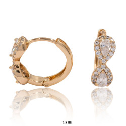 Kolczyki Xuping pozłacane 18k - MF28347