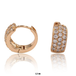Kolczyki Xuping pozłacane 18k - MF28757