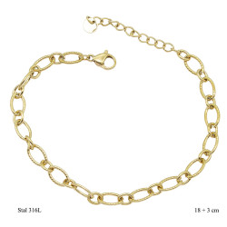 Bransoletka Xuping Stal 316L - MF28706